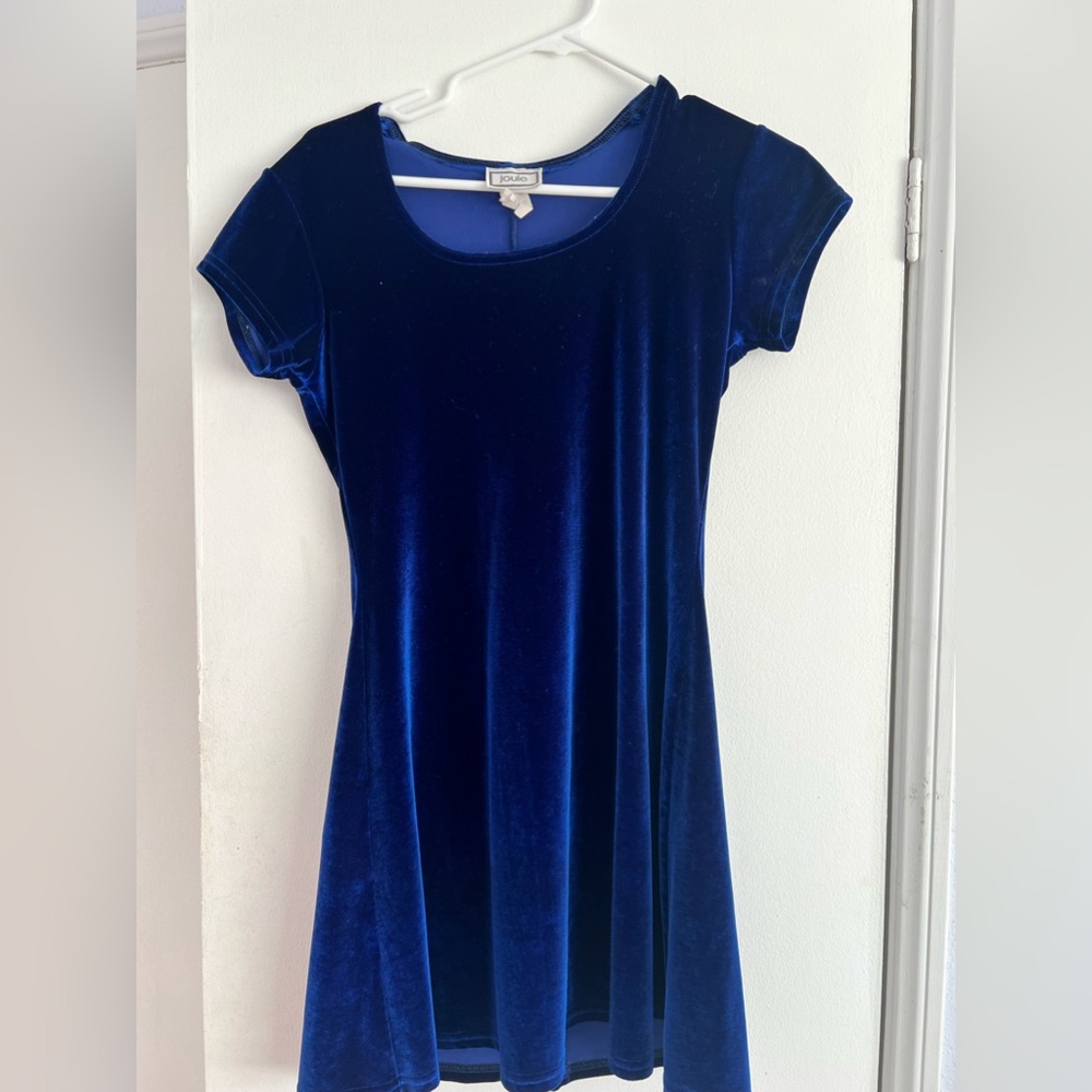 Joie Blue Velvet dress